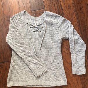Gray sweater